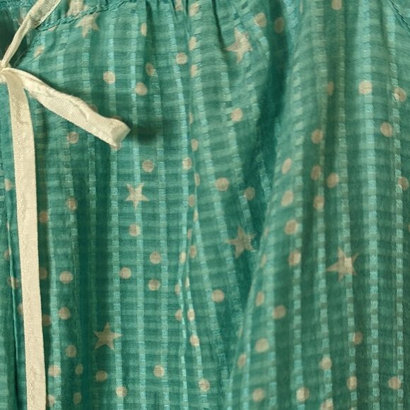 MARC BY MARC JACOBS Cotton Silk Blend Ruffle Short Sleeve Top Size Small - Picture 5 of 11